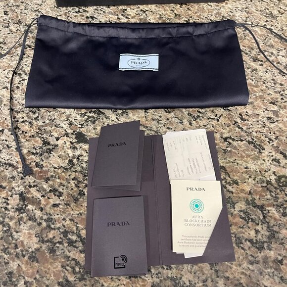 Prada Satin Crystal Mini Galleria Double Zip Tote Metal in Box SPB-JB 334867 - Picture 11 of 12